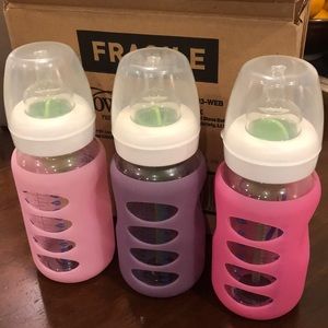 NEW Dr. Brown’s Natural Flow Glass Bottles 3 pack